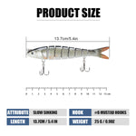 Fishing Lures for Bass Trout Multi Jointed Swimbaits