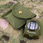 Military Lensatic Sighting Compass with Carrying Bag