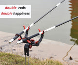 Fishing Rod Holder - 2 Racks For 2 Rods