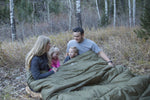 Queen-Size Double Sleeping Bag; Cold Weather Rated